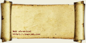 Alen Crnjanski vizit kartica